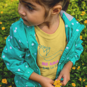 "Jesus Loves Me This I Know" Toddler T-shirt (Spanish Version) | Gildan 64500P Kids Tee | Christian Faith Apparel for Kids