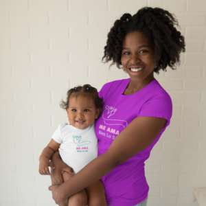 "Jesus Loves Me This I Know" Pastel Baby Bodysuit (Spanish Version) | Bella+Canvas 100B Infant Onesie | Christian Faith Apparel for Infants