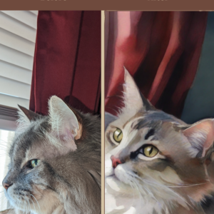 Meow Warrior Magnet for Home Page