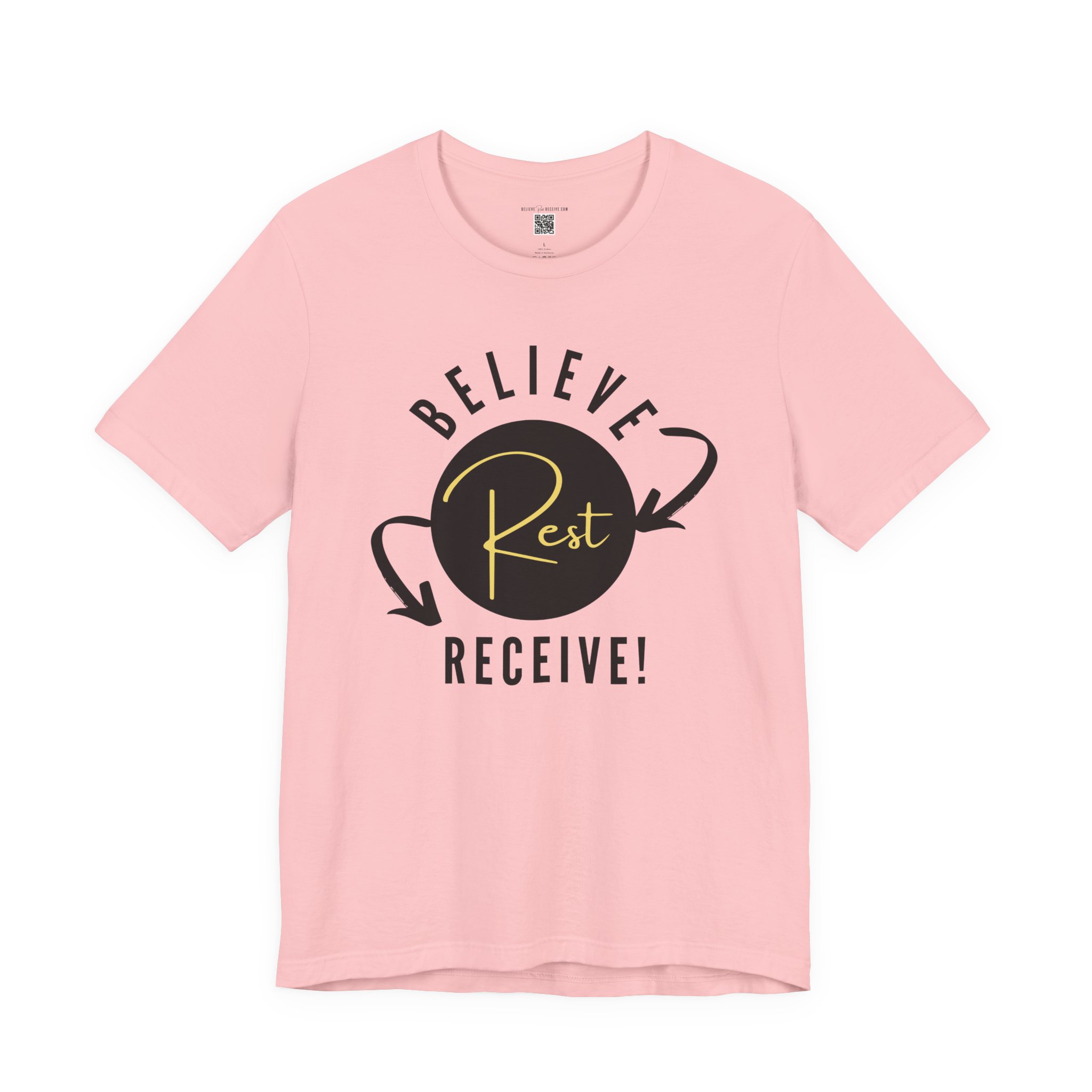 Believe-Rest-Receive!™ T-Shirt | Roadmap of Faith Christian Apparel | Inspirational Spiritual Gift | Bella+Canvas 3001 Soft Tee - Image 12