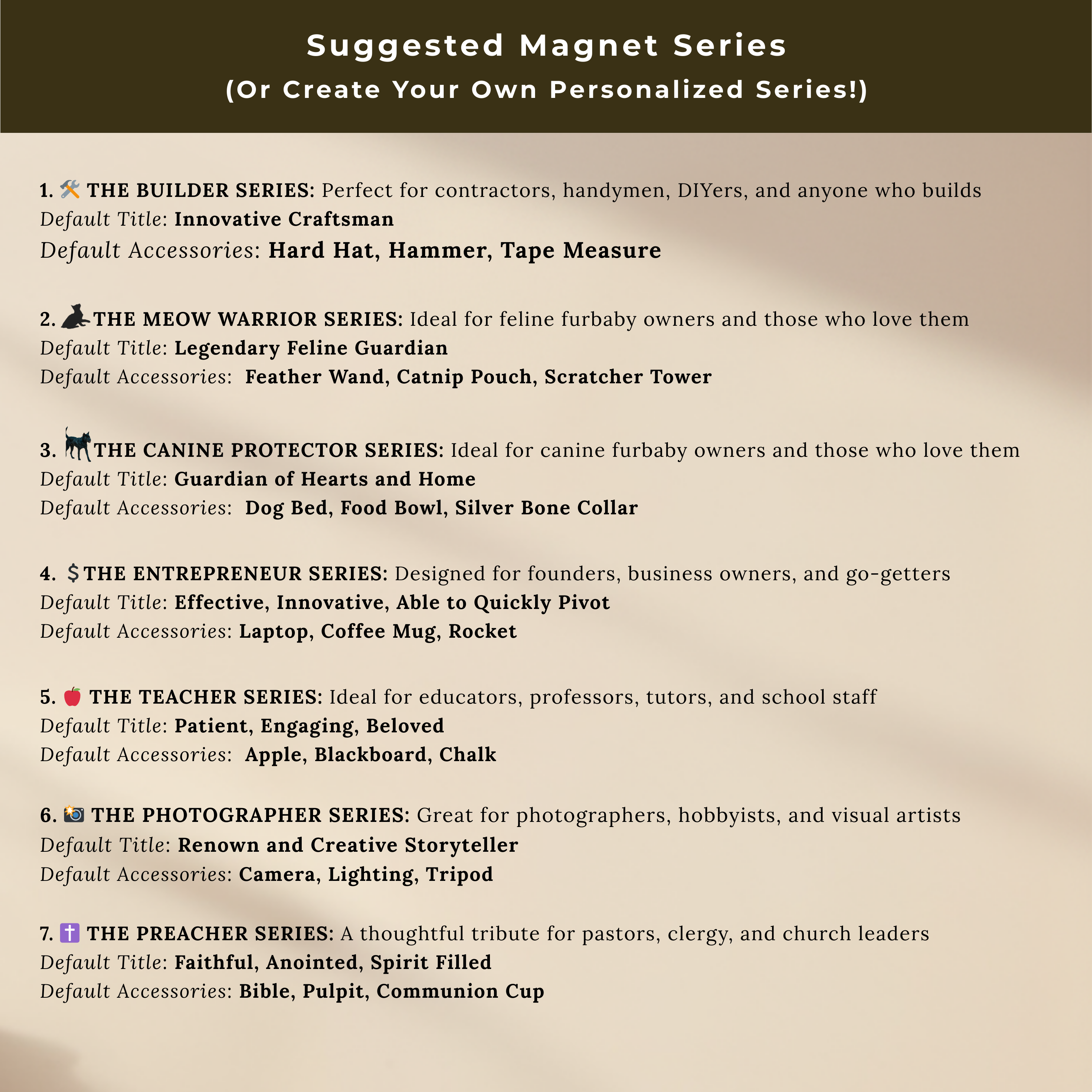 VALUE BUNDLE: Custom Photo-to-Cartoon Action Figure Magnet AND Digital Download Files | Cartoonified Gift Magnet | Choose a Suggested Series or Create Your Own - Image 9