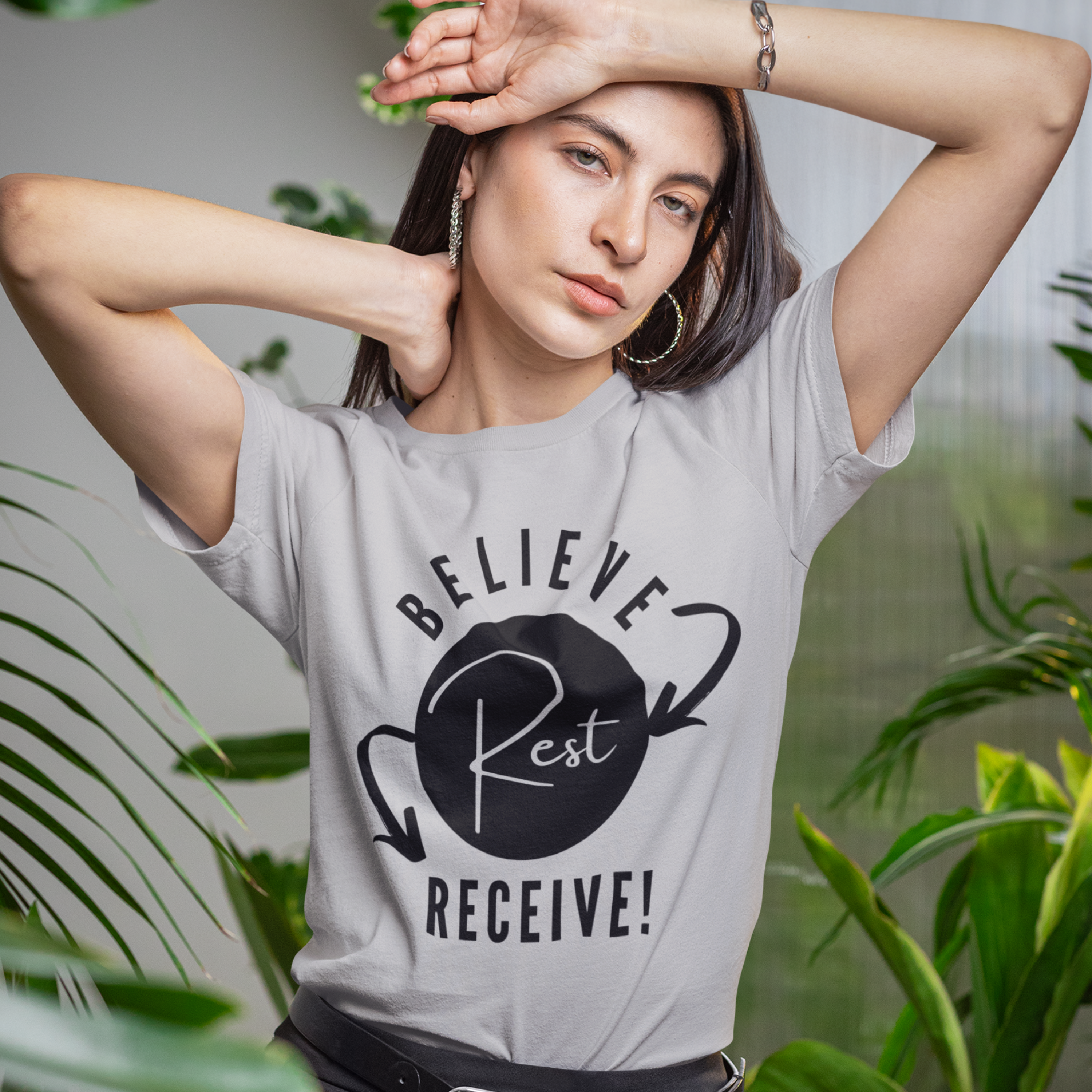 Believe-Rest-Receive!™ T-Shirt | Roadmap of Faith Christian Apparel | Inspirational Spiritual Gift | Bella+Canvas 3001 Soft Tee - Image 7