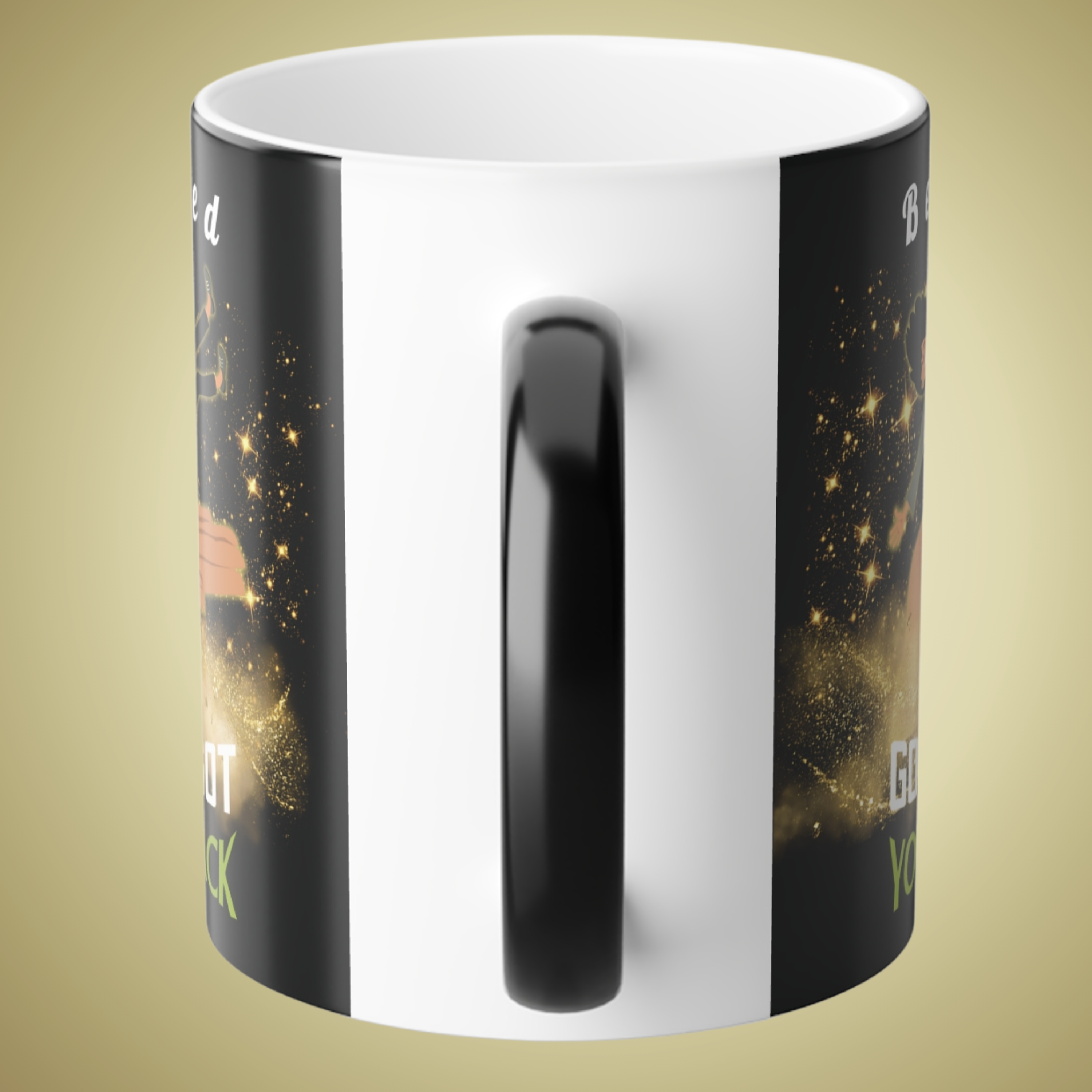 Personalizable Color-Changing "God's Got Your Back" Magic Drinkware | Fair-Skinned Woman Falling Onto God's Righteous Right Hand | Bible Verse Isaiah 41:10 Gift - Image 10