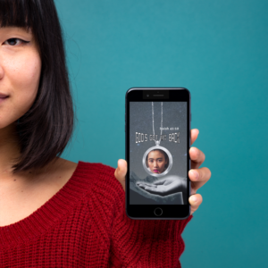 "God's Got My Back" Samsung Phone Case - Personalized Photo Locket Case with Isaiah 41:10 | Protective Tough Case with Righteous Right Hand of God Design